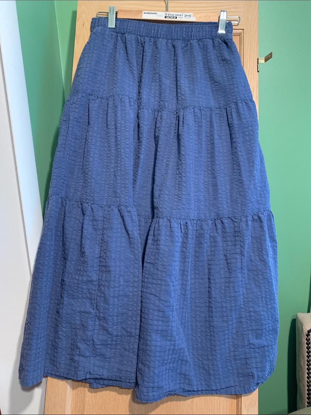 Old Navy Navy Blue Tiered Maxi Skirt